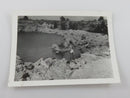 Woman in Bathing Suit Stone Quarry Hamilton Ontario B & W Photograph 4 1/2" x 3 product image for Just Stuff I Sell, clear front view, neutral background, original listing photo, optimized descriptive alt text, centered composition