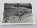 Woman in Bathing Suit Stone Quarry Hamilton Ontario B & W Photograph 4 1/2" x 3 product image for Just Stuff I Sell, clear front view, neutral background, original listing photo, optimized descriptive alt text, centered composition variant 2