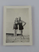 Father Daughter Bathing Suit Detroit Michigan 1934 B & W Photograph 3 1/2" x 2 1 product image for Just Stuff I Sell, clear front view, neutral background, original listing photo, optimized descriptive alt text, centered composition