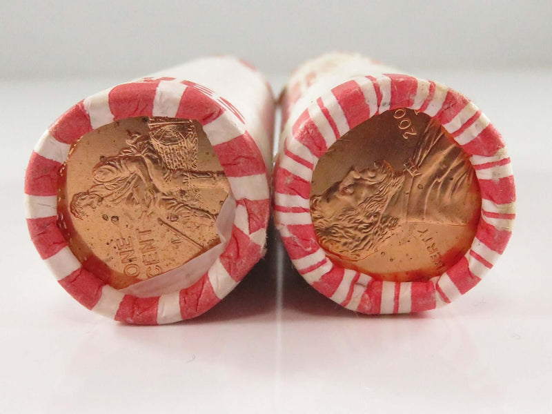 2 x Original Bank Wrapped Rolls 2009 D Lincoln Pennies