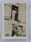 Farmers handling Grain in Wagon Brantford Ontario 1938 B & W Photograph 3 1/2" x product image for Just Stuff I Sell, clear front view, neutral background, original listing photo, optimized descriptive alt text, centered composition