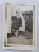 Little Boy Oversized Jacket & Large Tent Brantford Ontario B & W Photograph 3 3/ product image for Just Stuff I Sell, clear front view, neutral background, original listing photo, optimized descriptive alt text, centered composition