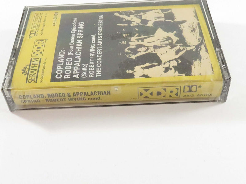 Aaron Copland Rodeo & Appalachian Spring Robert Irving Cassette Tape New Old Stock