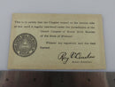 1928 Masonic Poplar Bluff Chapter No 114 Poplar Bluff MO Lloyd P Oliver Membership Card product image for Just Stuff I Sell, clear front view, neutral background, original listing photo, optimized descriptive alt text, centered composition variant 2