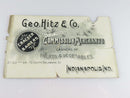 Geo.Hitz & Co Fruit and Produce Commission Merchants Cracker Bakers - Just Stuff I Sell