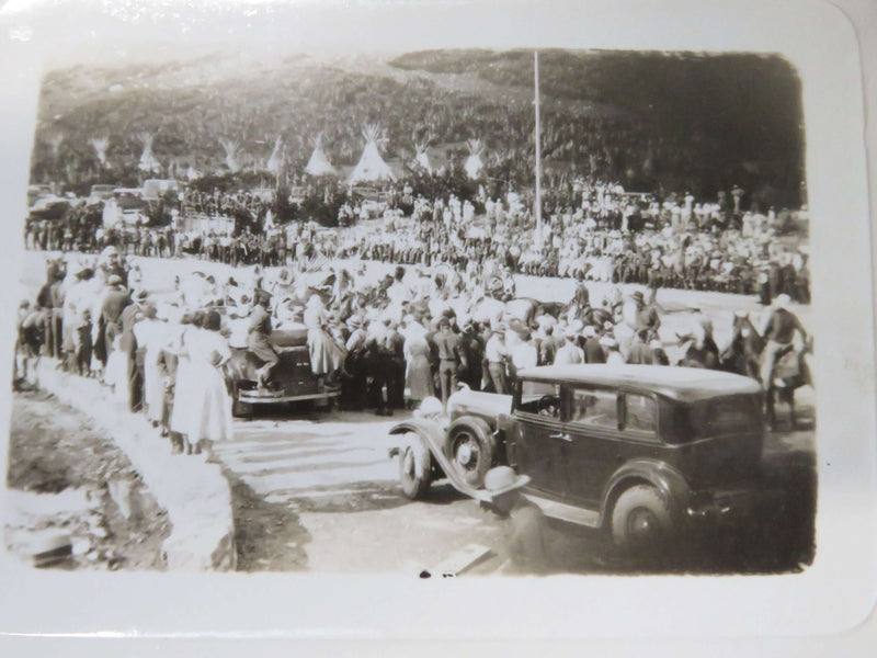 July 15, 1933 Glacier National Park Going to the Sun Road Dedication Rare Photo