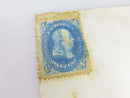 1861-67 Benjamin Franklin One Cent Stamp Addressed Envelop product image for Just Stuff I Sell, clear front view, neutral background, original listing photo, optimized descriptive alt text, centered composition variant 3