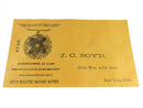 Victorian Boyd's Miniature Galvanic Battery "The Blood is the Life" Envelop — front view