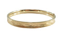 Vintage 14K Gold Etched Design Round Bangle Bracelet 7" ID 6.4mm 9.7 Grams — Jewelry & Watches:Vintage & Antique Jewelry:Fine