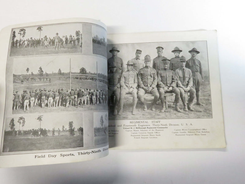1917 WW1 Thirty-Ninth Division at Camp Beauregard Henry C Hodges Jr Yearbook