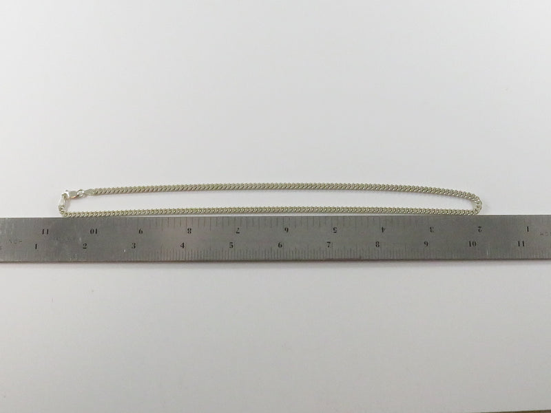 Pre-Owned 18" Sterling Silver Cuban Link Necklace 18"L x 3.55 W x 1.64mm Thick
