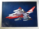 Rare Convair B-58 Hustler USAF Supersonic Strategic Bomber Promotional Image 8 1/2" X 11" — front view