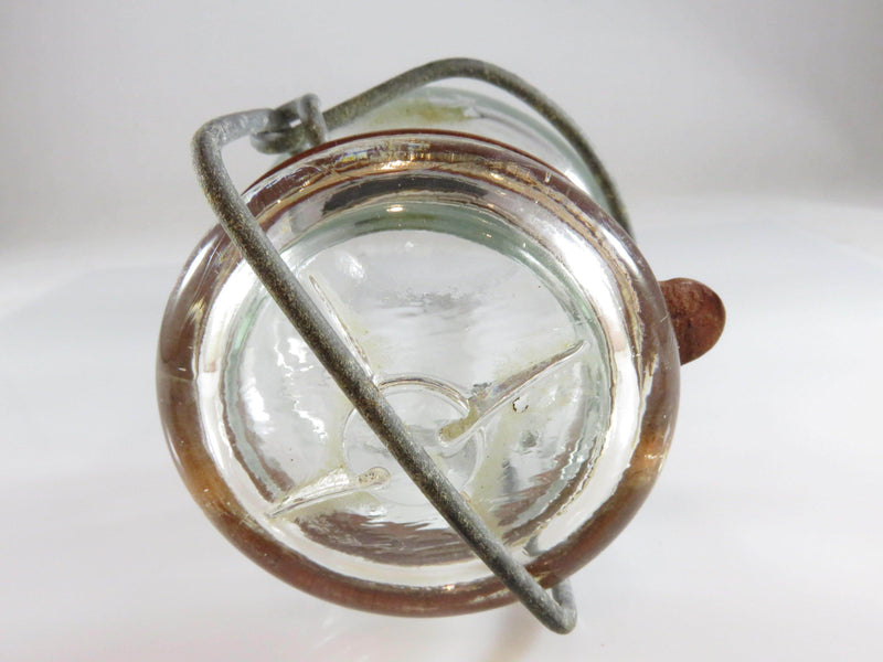 Clear Glass 8 oz Canning Jar Fresh Pak Candy Co ILL 1872 5.25" Tall - Just Stuff I Sell