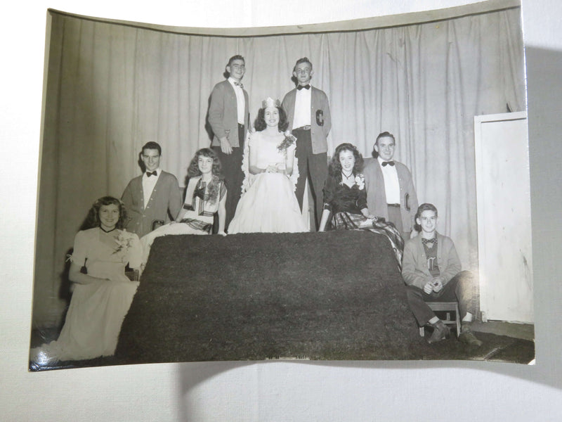 Campbell MO High School Camels c1950 High School Prom Court? Photo Lloyd P Oliver Campbell Missouri