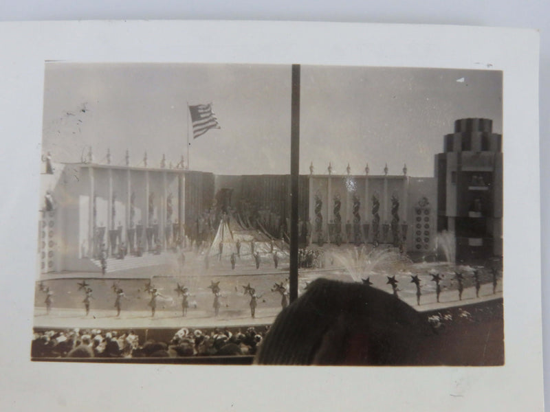 A View of the Finale at the Aquacade New York Worlds Fair July 1940 Photograph 2 7/8" x 2"