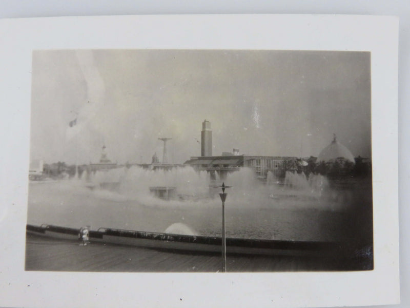 A View From the Lagoon of Nations at The New York Worlds Fair July 1940 Photograph 2 7/8" x 2"