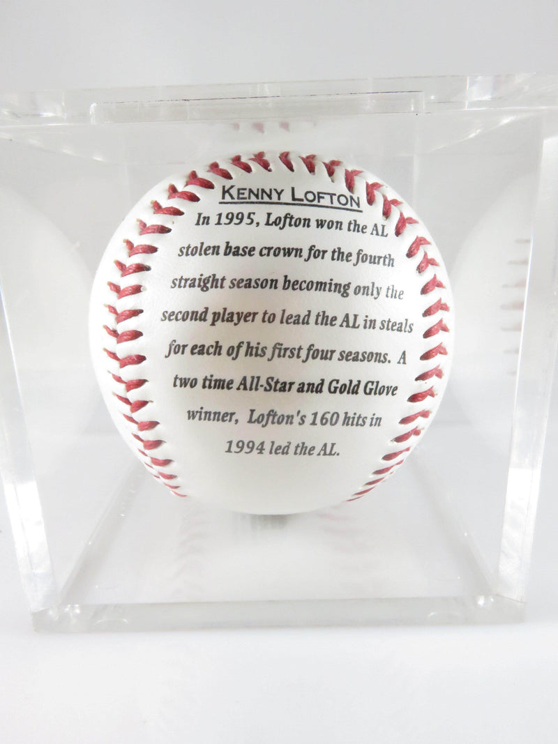 1996 Kenny Lofton Commemorative American League Baseball Fotoball - Just Stuff I Sell