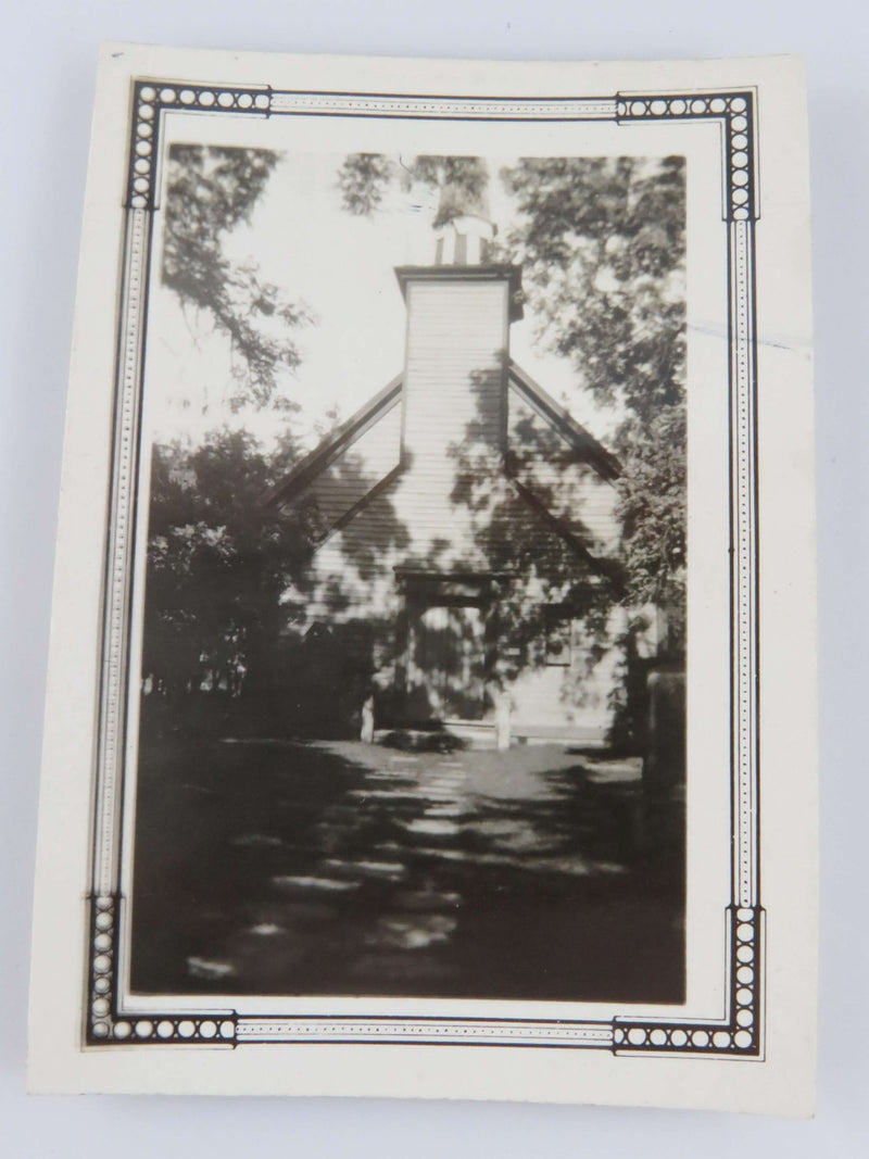 c1930 Photograph of the Mohawk Church Brantford Ontario Canada 2 7/8" x 2"