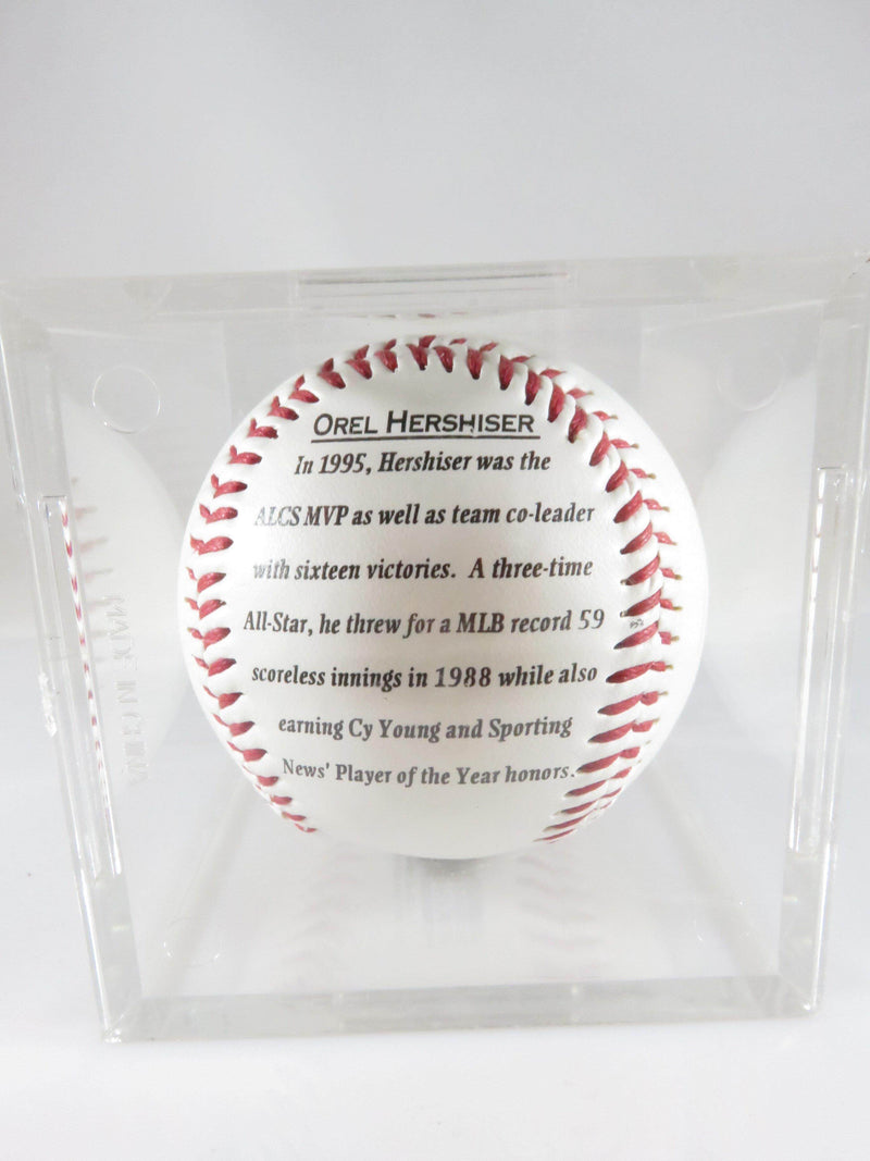 1996 Orel Hershiser Commemorative American League Baseball Fotoball - Just Stuff I Sell