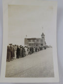 Part of Line Waiting to See The Dionne Quintuplets Original Photograph Callander Ontario 3 1/2" x 2 1/2" — front view