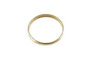 Vintage BDA 10K Gold Band Charm 1.4mm Ring Approx Size 10.15MM ID Baby Ring — Clearance Items • 10K, Gold — front view