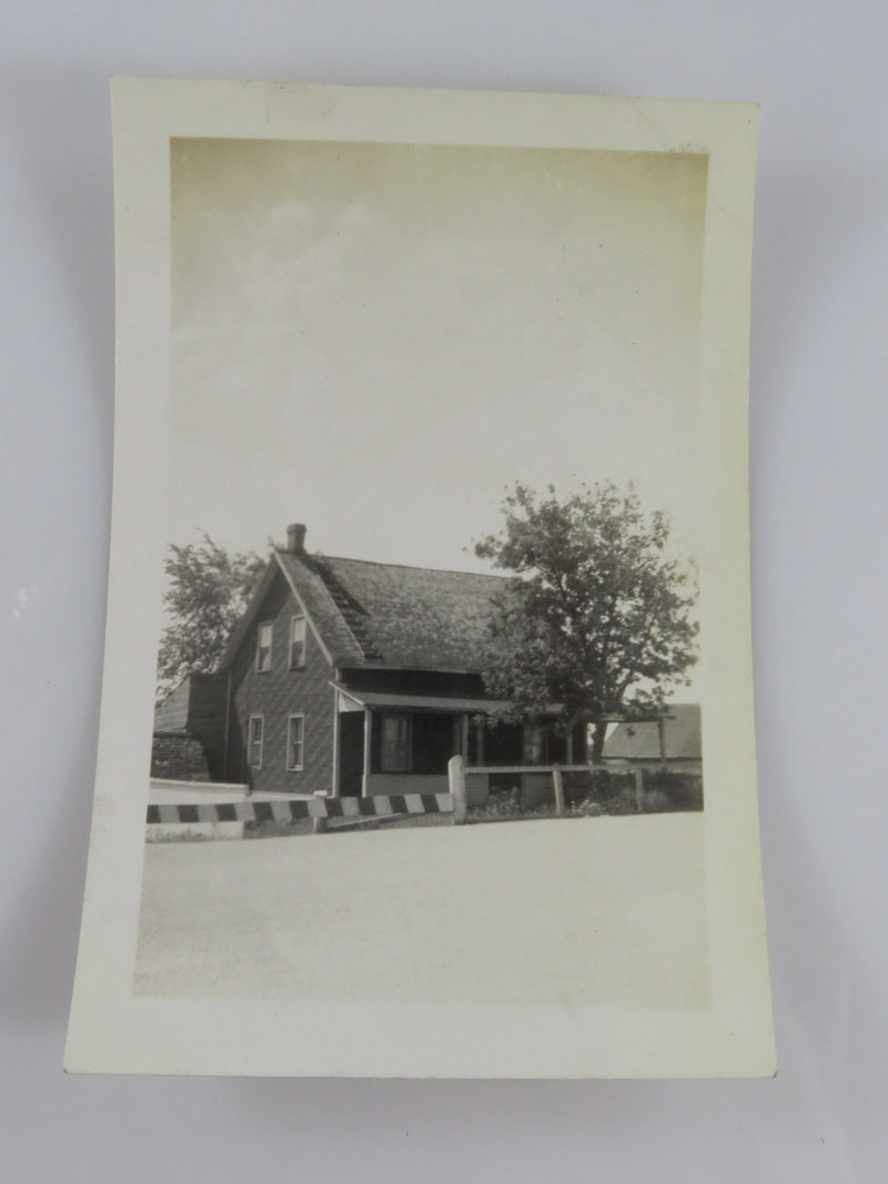 The House in which The Dionne Quintuplets were Born Photograph Callander Ontario 3 1/2" x 2 1/2"