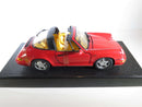 1:18 Porsche 911 Carrera 2 Targa Red Die Cast Car Anso Metal Series - Just Stuff I Sell