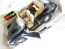 1961 Porsche 356B Cabriolet Black Tan Burago cod. 3031 1:18 Die Cast Car - Just Stuff I Sell