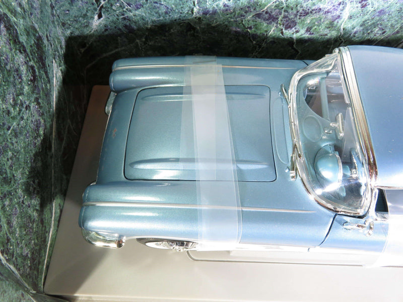 1961 Chevrolet Corvette Sky Blue & White Ertle Collectibles Die Cast Car - Just Stuff I Sell