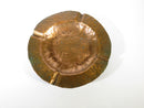 Vintage 5" Hammered Copper Cigarette Ashtray Circa 1960's Time Period - Just Stuff I Sell