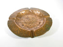 Vintage 5" Hammered Copper Cigarette Ashtray Circa 1960's Time Period - Just Stuff I Sell