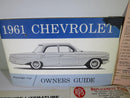 Original 1961 Chevrolet Bel Air Owners Guide With Original Bill of Sale - Just Stuff I Sell