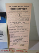 Original 1961 Chevrolet Bel Air Owners Guide With Original Bill of Sale - Just Stuff I Sell