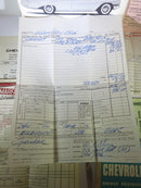 Original 1961 Chevrolet Bel Air Owners Guide With Original Bill of Sale - Just Stuff I Sell