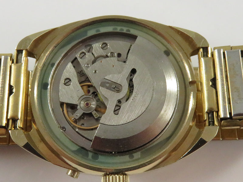 Vintage Slava 27 Jewel Day Date Automatic Wristwatch In Fine Condition