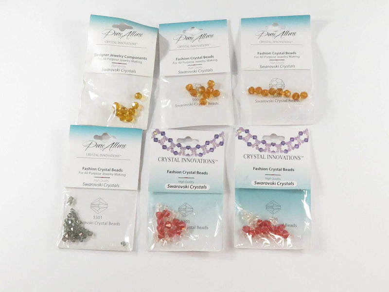 Grouping of Pure Allure Swarovski Crystals Fashion Crystal Beads for Jewelry Making