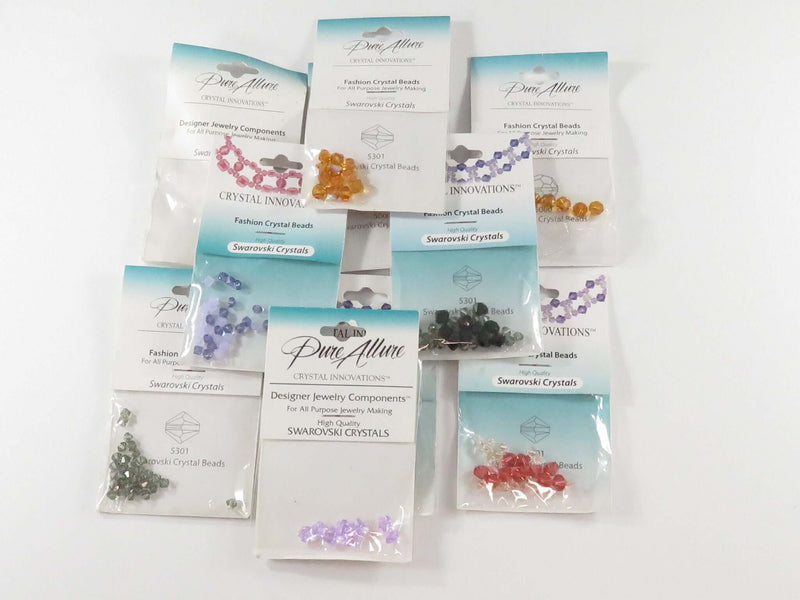 Grouping of Pure Allure Swarovski Crystals Fashion Crystal Beads for Jewelry Making