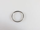18K White Gold Size 7 Wedding Band Affordable Unisex Band Ring 2.10mm Rounded Edges - Just Stuff I Sell