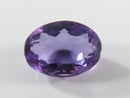 Oval Cut Royal Purple Amethyst Stone 13.88mm x 10.12mm x 6.72 5.38 Carats Approx, — Amethyst — front view
