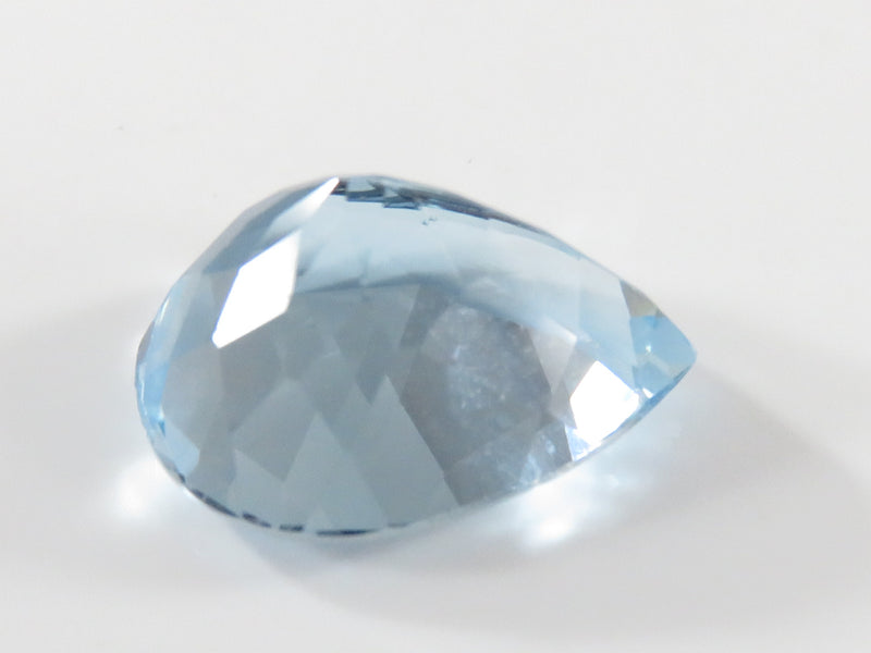 Pear Cut Light Blue Topaz Stone 20.14mm x 15mm x 10.44mm 20.93 Carats Approx,