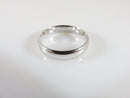 14K White Gold Size 7.5 Wedding Band Affordable Unisex Band 4.21mm Rounded - Just Stuff I Sell