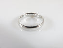 14K White Gold Size 7.5 Wedding Band Affordable Unisex Band 4.21mm Rounded - Just Stuff I Sell