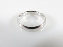14K White Gold Size 7.5 Wedding Band Affordable Unisex Band 4.21mm Rounded - Just Stuff I Sell