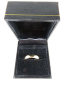 14K Yellow Gold Size 6.75 Wedding Band Affordable Unisex Band 4.09mm Rounded - Just Stuff I Sell