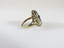 14K Yellow & White Gold Onyx & Diamond Ring for Repair or Repurpose - Just Stuff I Sell