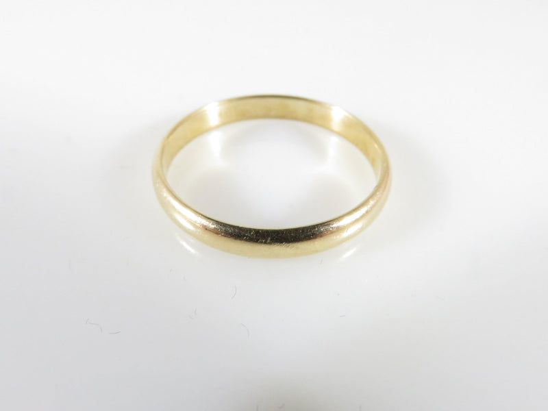 Nice Solid 14K Yellow Gold Men's Wedding Band Size 9.5 Tapered Comfort Fit 3.10mm - Just Stuff I Sell