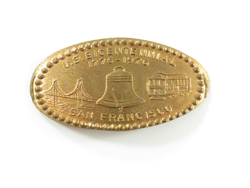 Vintage Elongated Cent 1776-1976 US Bicentennial San Francisco XF Condition
