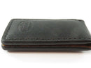 Fossil Brownish Black Leather Magnetic Money Clip product image for Just Stuff I Sell, clear front view, neutral background, original listing photo, optimized descriptive alt text, centered composition variant 3
