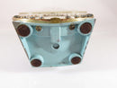 1940's Baby Ben Westclox Baby Blue Gold Trim Rhinestones Alarm Clock - Just Stuff I Sell