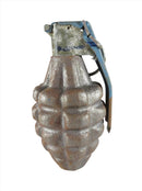 Vintage Pineapple Grenade Richmond Foundry Co Training Grenade Fuze M228 MA180D Inert — front view